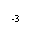 ı: -3